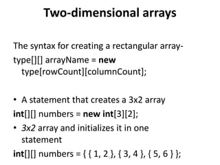 STRINGS IN JAVA | PPT
