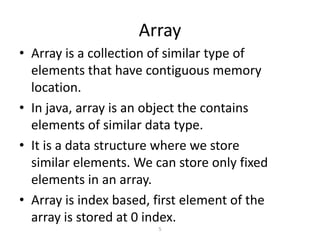 STRINGS IN JAVA | PPT
