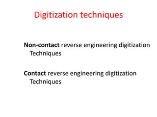 3D PRINTING - REVERSE ENGINEERING | PPTX