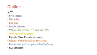 WD - Unit - 2 - HTML & CSS | PDF