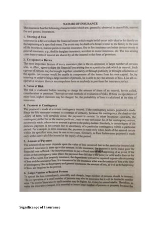 Significance of Insurance
 
