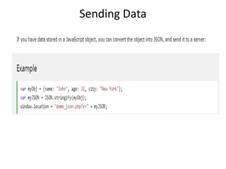 Sending Data
 