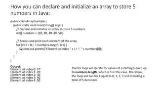 Unit-2.Arrays and Strings.pptx................. | PPT