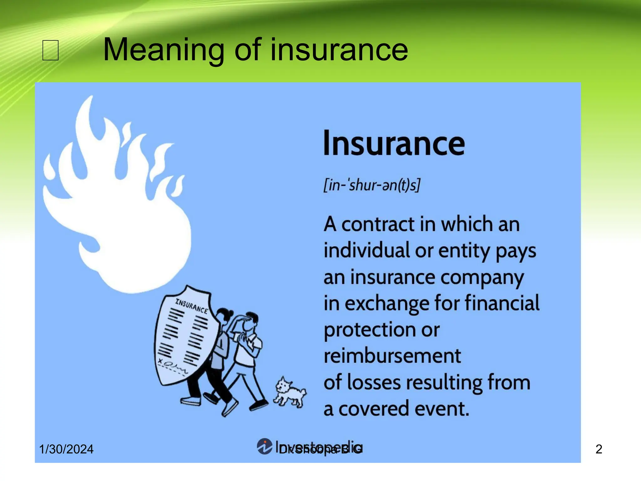Role of Insurance , types of Insurance and HLV | PDF