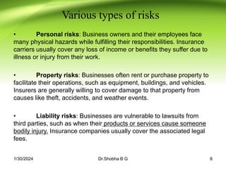 Role of Insurance , types of Insurance and HLV | PDF