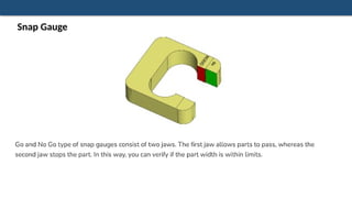 Snap Measurement Example Metrology and Quality Control_ Limit, fit, tolerance | PPTX