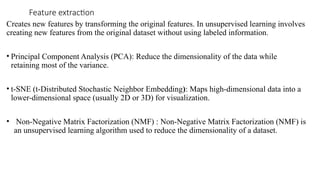 UNIT-2. unsupervised learning of machine learning | PPTX
