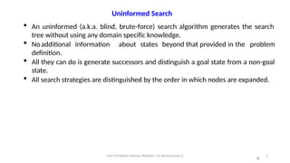 Unit-2.2 Uninformed - Informed Searching.pptx