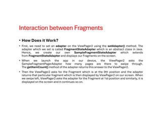 MAD Unit - 2 Activity and Fragment Management in Android (Diploma IT) | PDF