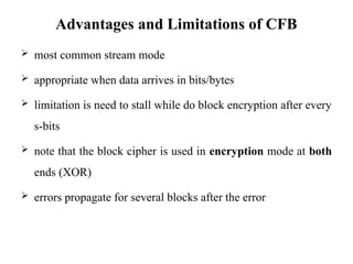 Block Ciphers Data Encryption Advanced Encryption | PPTX