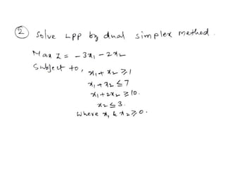 UNIT-2.pptx operation research , simplex method | PPTX