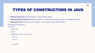 Unit 2: Classes, Inheritance, Packages & Interfaces in java | PPTX