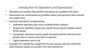 PROGRAMMING FUNDAMENTALS IN JAVA UNIT-2.pptx