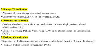 cloud architecture and virtual allocation | PPTX