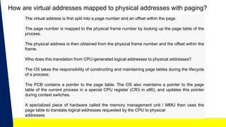 this file contains infomation regrading os unit 2 | PPTX