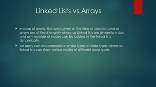 UNIT 2 :-- Linear Data Structures in DSA | PPTX