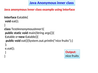 Unit-2.4 types of classes and Programming | PDF