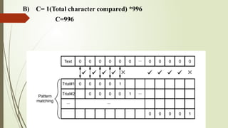 B) C= 1(Total character compared) *996
C=996
 