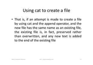 Ordinary File unit- 2.pdf Handling ordinary file and file attribute | PDF