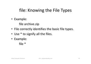 unit- 2.pdf Handling ordinary file and file attribute | PDF