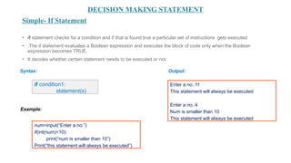 Comprehensive Guide to Conditional Statements and Loops in Python ...