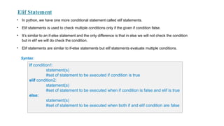 Comprehensive Guide to Conditional Statements and Loops in Python ...