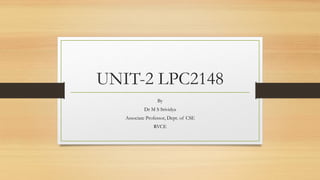 Comprehensive Guide to LPC2148 Microcontroller Features and Interfacing ...