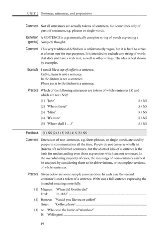 introduction of sentences utterances and propositions | PDF