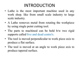 MT-II UNIT II TURNING MACHINES | PPT