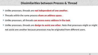 Comprehensive Overview of Process and Thread Management in Operating ...