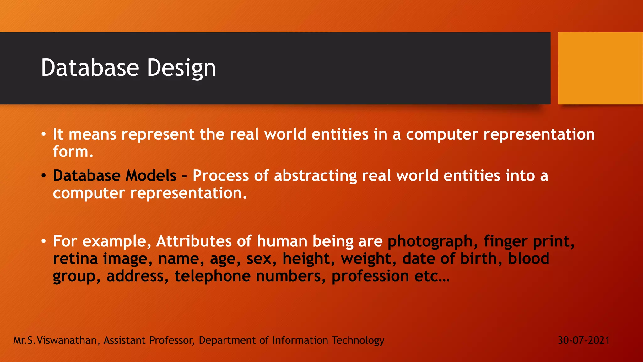 Database Design | PPT