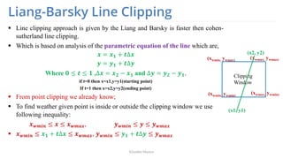 UNIT-2-liang-barsky-clipping-algorithm-KM.pdf | Science