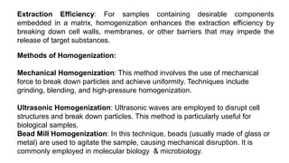 Homogenization Extract Unit-2-Standards, Blanks & Sample Preparation.pptx