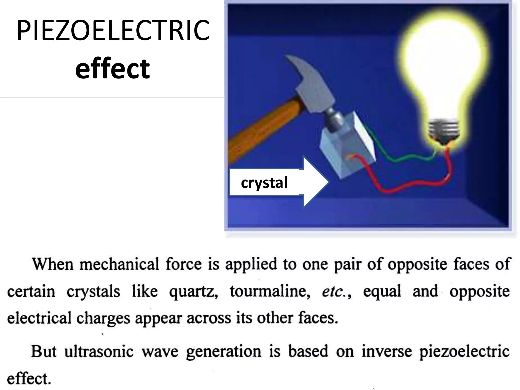 PIEZOELECTRIC
effect
crystal
 