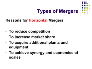 Unit 9 merger and acquisitions | PPT