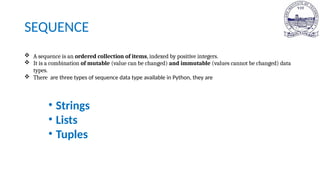 Comprehensive Introduction to Python Programming and Data Types | PPTX