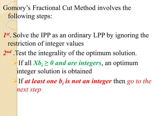 Unit.4.integer programming | PPT