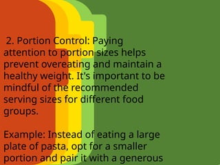 Generous Portion Example Unit.-4-HEALTHY-EATING-HABBIT pe pe.pptx