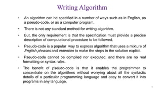 Unit 2 algorithm | PPTX