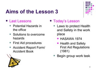 Hasawa Basic Unit 2 B Safe Working Practices | PPT