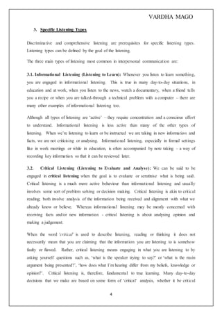 listening skills | DOCX