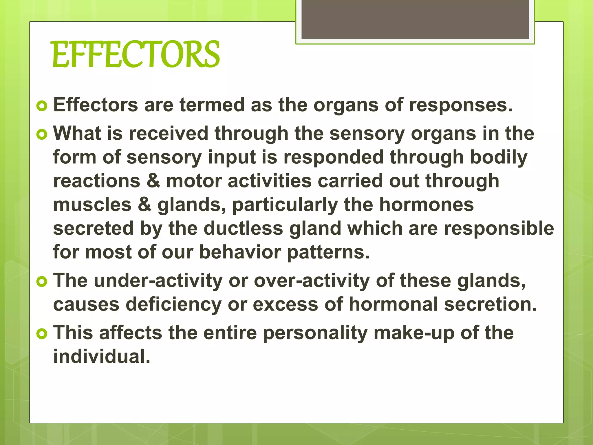 Unit 2 (biological basis of human behavior) | PPTX