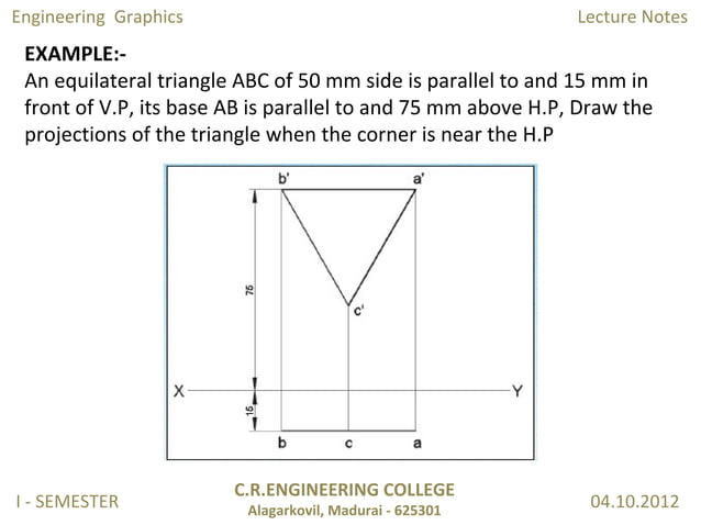 Unit 2c-16-projection-of-planes | PPT