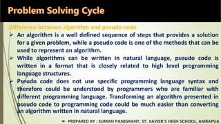 Computational Thinking CBSE Class-XI | PPTX