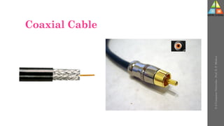 U-2
Computer
Networks
-
Prof.
D.
P.
Mishra
Coaxial Cable
 