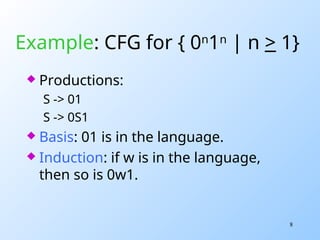 Unit-2 Context free grammer. ppt CFG CFL | PPT