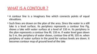 Unit-2 CONTOUR surveying of engineers of civil | PPTX