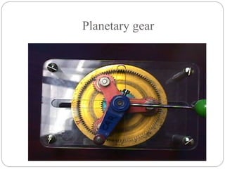 Planetary gear
 