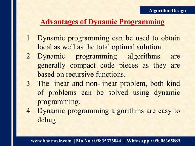 Algorithm Design Technique | PPT