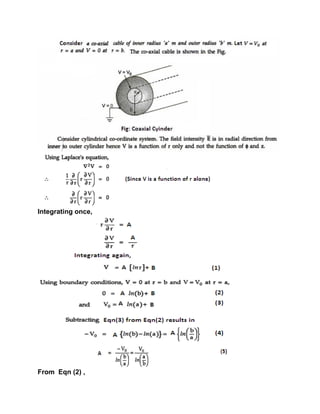 Integrating once,
From Eqn (2) ,
 